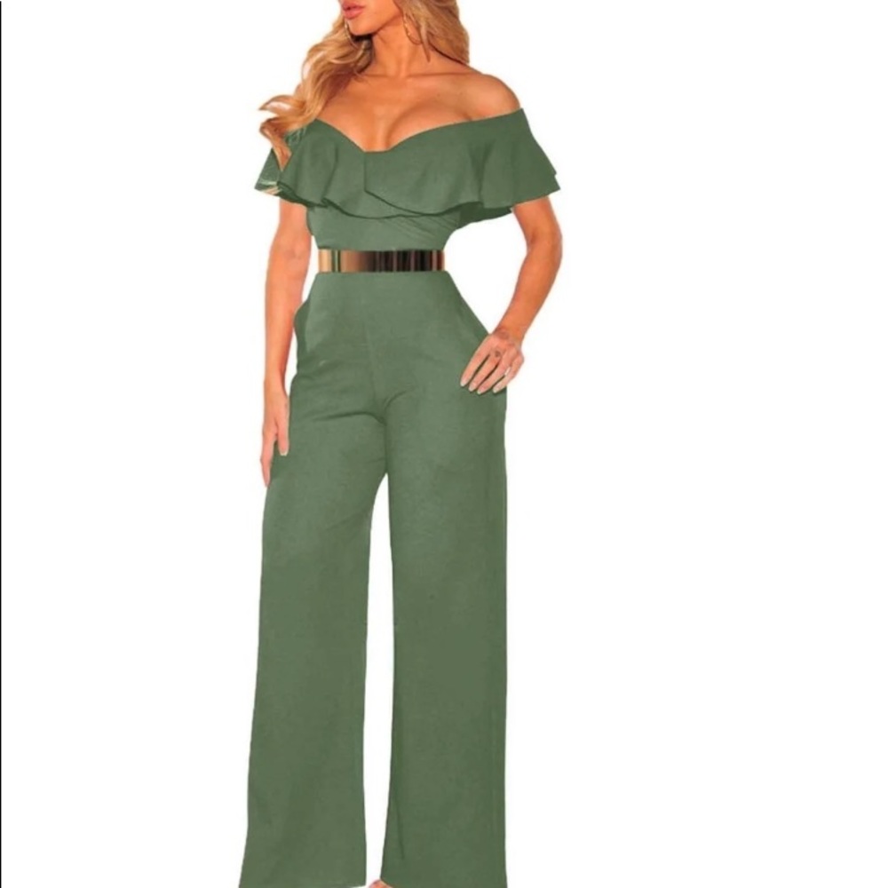 Off shoulder jumpsuit